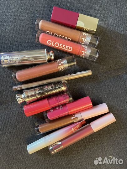 Люксовая косметика Блеск помада тени скраб румяна