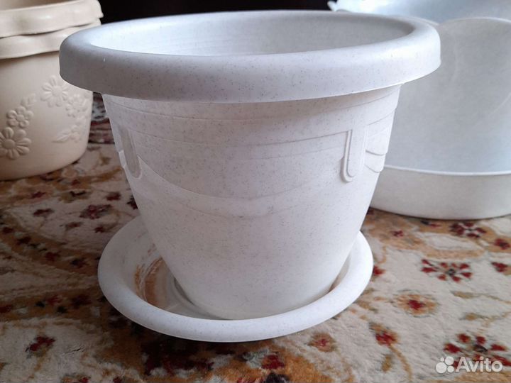 Горшки большой пластик