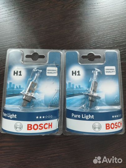 Автомобильная лампа накал bosch pure light h1