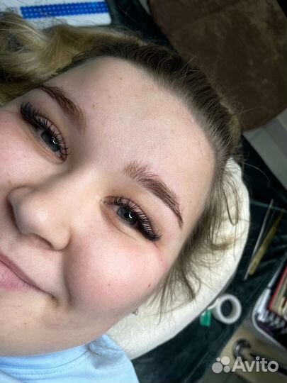 Наращивание ресниц на дому