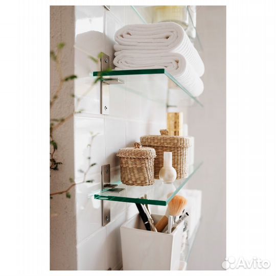 Полка стеклянная IKEA grundtal Икеа грундталь 60см