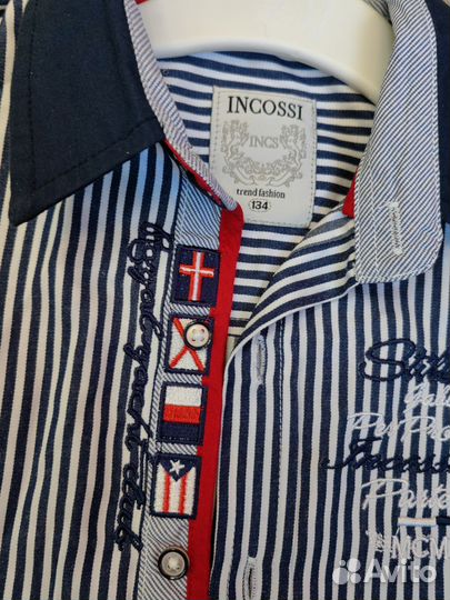 Рубашка 134 см Хлопок+шёлк