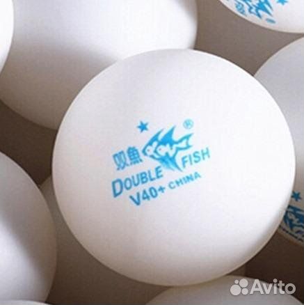 Мячи Double Fish V40+ 1* для настольного тенниса