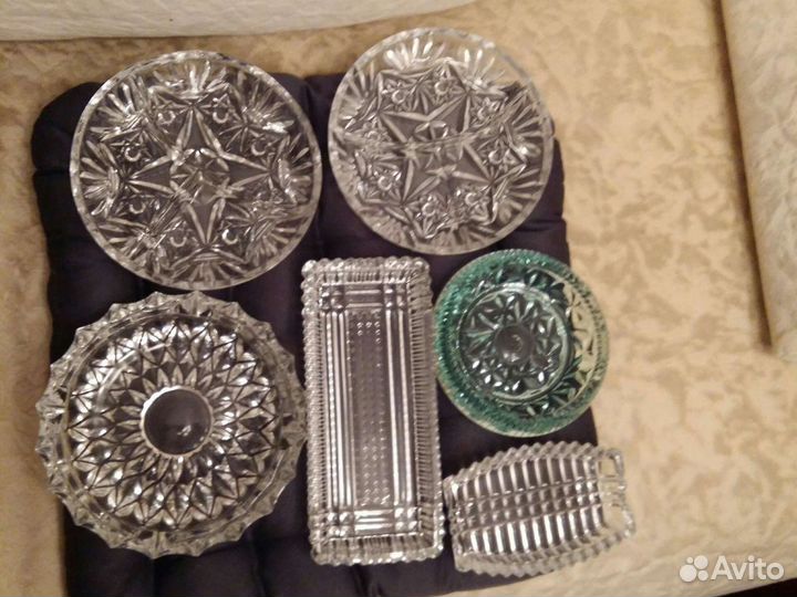 Предметы из хрусталя времен СССР