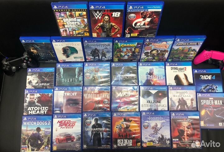 Аренда дисков для PS4 PS5 Игры в аренду/прокат