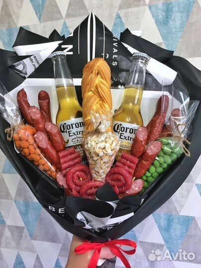 Мужской съедобный букет