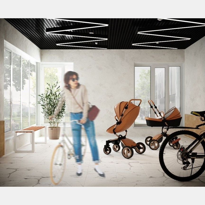 1-к. квартира, 46,6 м², 6/8 эт.