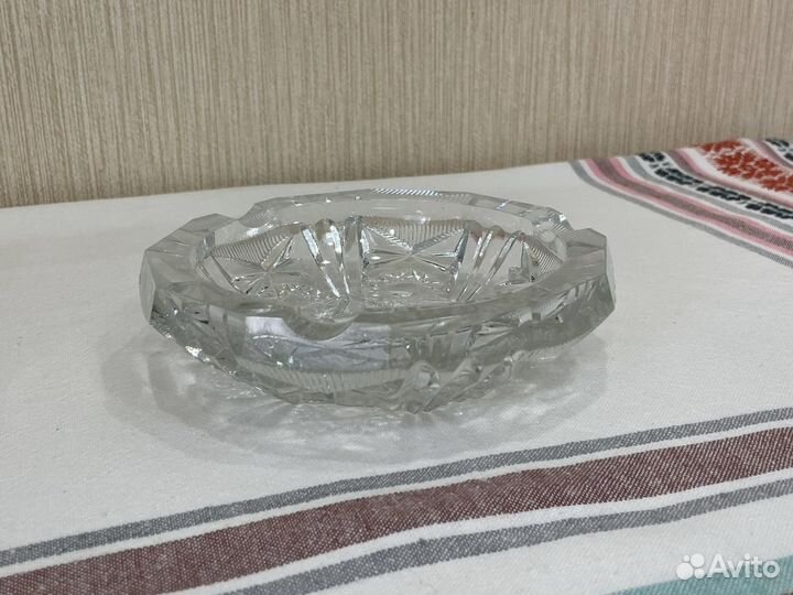 Пепельницы хрустальные