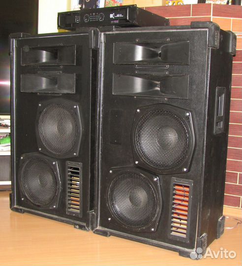 Колонки VFA 2100W Pro-212 2ш Усилитель двухканальн