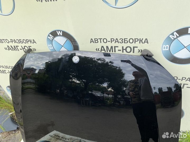 Mercedes W213 E213 капот в сборе цвет 197U черный