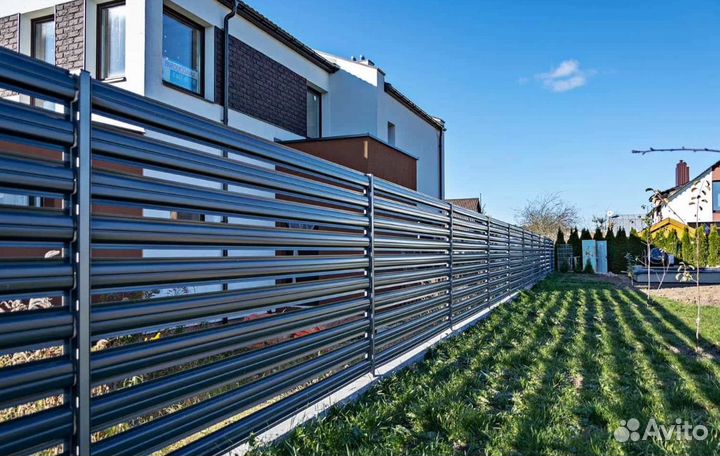 Забор металлический качественно под ключ