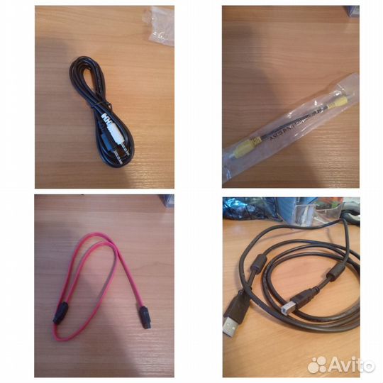 Шнуры, кабели, разъемы, оперативная память, кулер