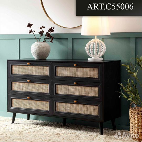 Комод на 6 ящиков горизонтальный C55006.75