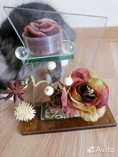 Ароматическая свеча ручной работы