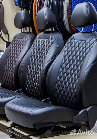 Чехлы на сиденья экокожа премиум