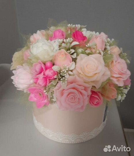 Букет цветов из мыла