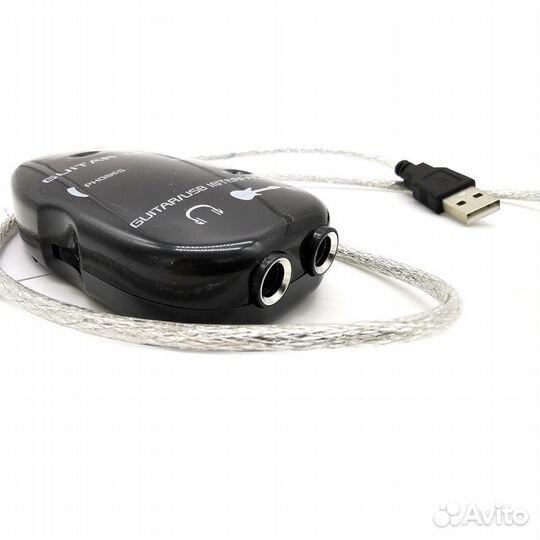 USB адаптер-переходник для подключения электрогита