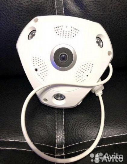 Камера ip 1Мп wi-fi 360 градусов рыбий глаз звук