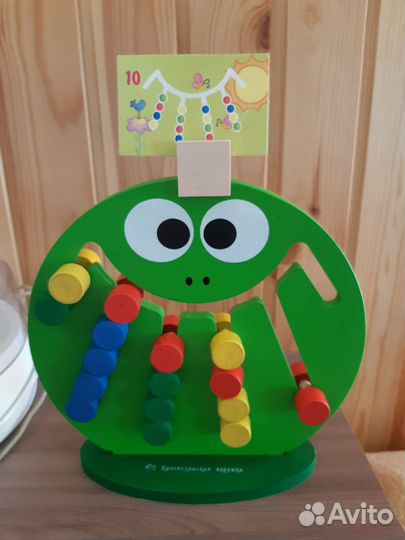 Театр на столе Woody, сказки, самолёт, лягушка