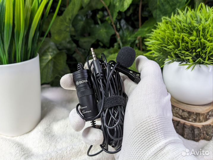 Петличный микрофон boya by m1