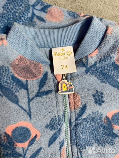 Комбинезон поддева baby go 74 80 для двойни