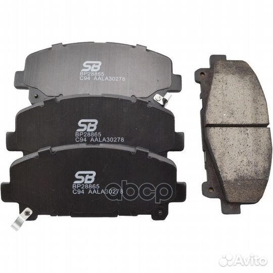 Колодки тормозные дисковые перед BP28865 SB