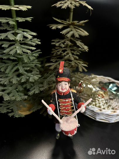 Ватные елочные игрушки