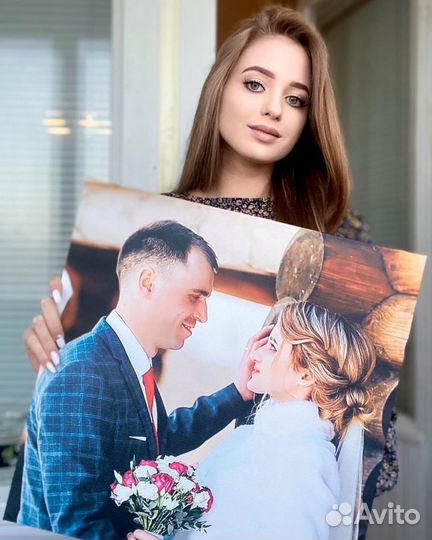 Портрет на холсте по фото