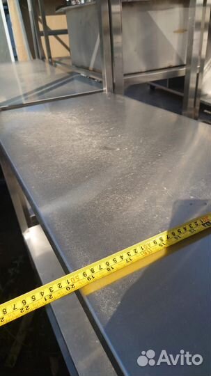 Стеллажи нерж. столы мойки