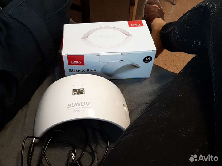 Led лампа для ногтей новая