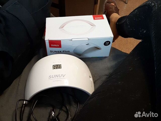 Led лампа для ногтей новая