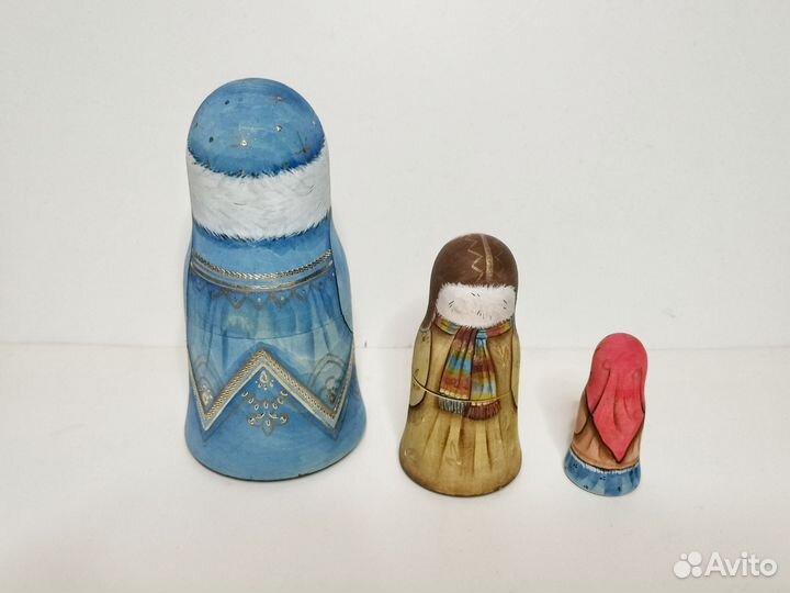 Матрёшка авторская ручная роспись 3 места