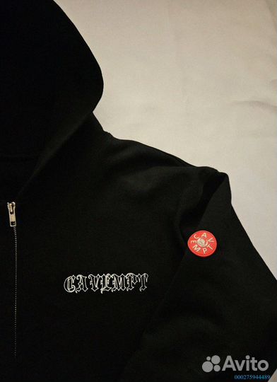 Зип худи cav empt (премиум, 100% Хлопок)