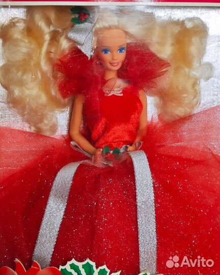 Happy Holidays Barbie Blonde 1988