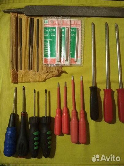 Слесарный инструмент из СССР, отвертки