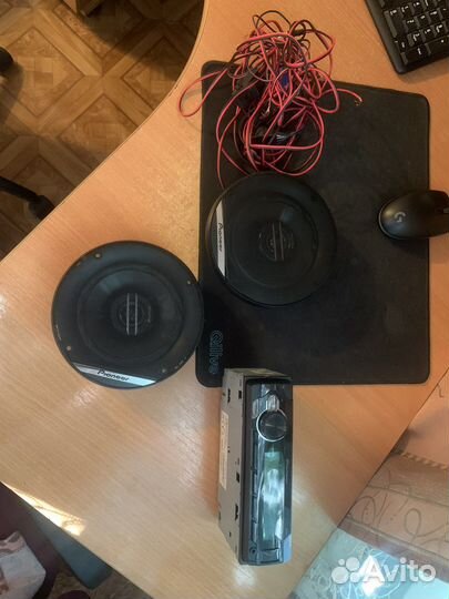 Магнитола pioneer + 2 колонки