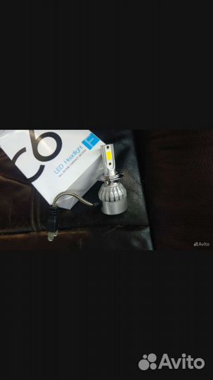 LED лампы Н7 (жёлтого света) 3000 кельвин