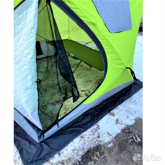 Зимняя Палатка для рыбалки мобильная баня 210х210