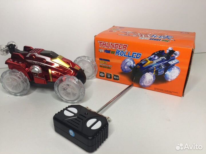 Машинка Перевертыш Dasher / Stunt Music Light