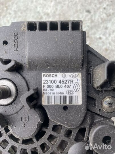 Генератор логан ларгус