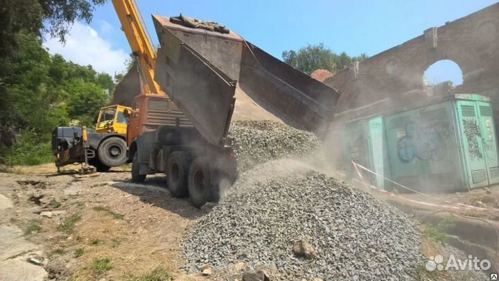 Щебень Песок Отсев гпс Мура Галька Окол доставка
