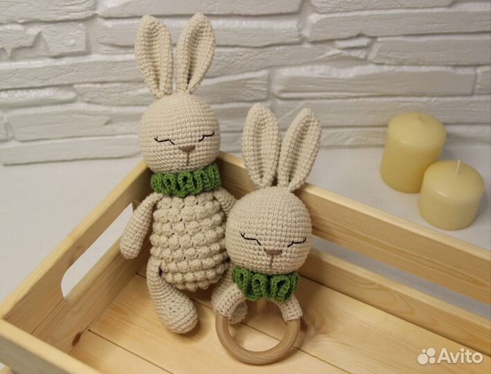 Вязаные игрушки ручной работы
