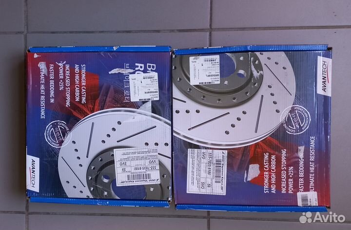Диск тормозной avantech BR5009FL и BR5009FR
