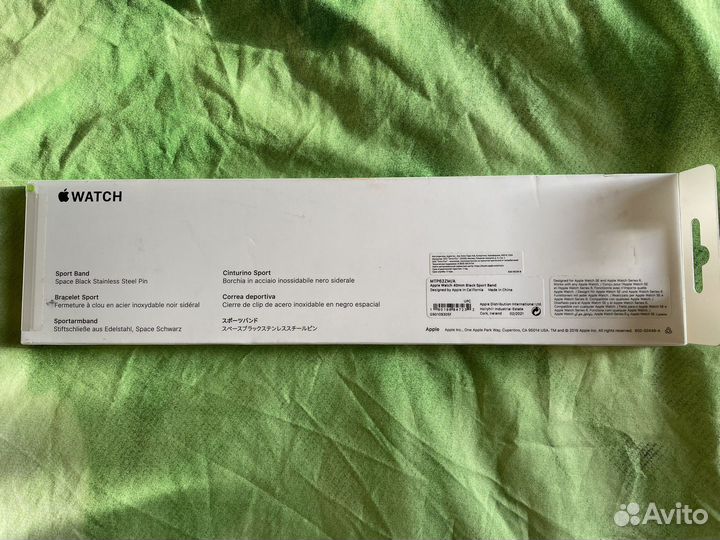 Ремешок для Apple Watch Apple 40mm Black Оригинал