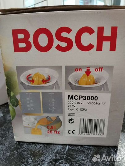 Соковыжималка для цитрусовых Bosh