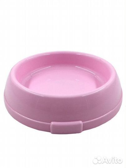 Миска розовая пластик 0,20л