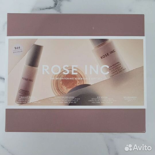 Набор Rose inc The Brightening essential gift set