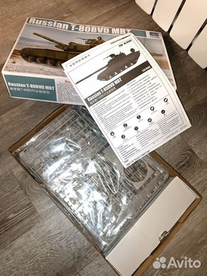 Модель танка Т-80 бвд
