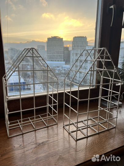 Полка настенная белая