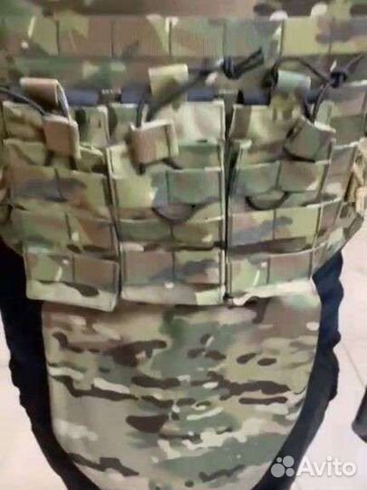 Бронежилет штурмовой+комплет бронеплит бр5 Мультик